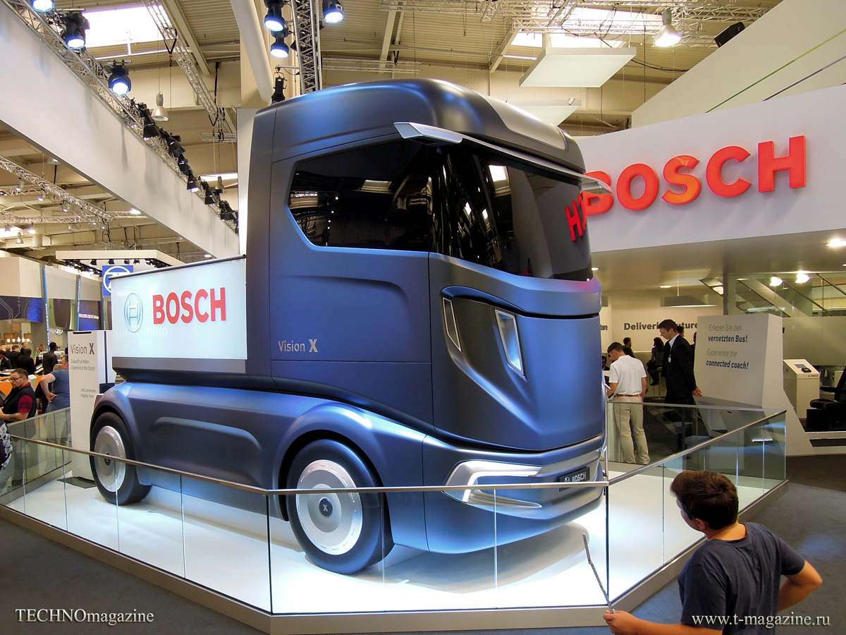 Bosch VisionX на Ганноверской выставке грузовиков IAA-2016