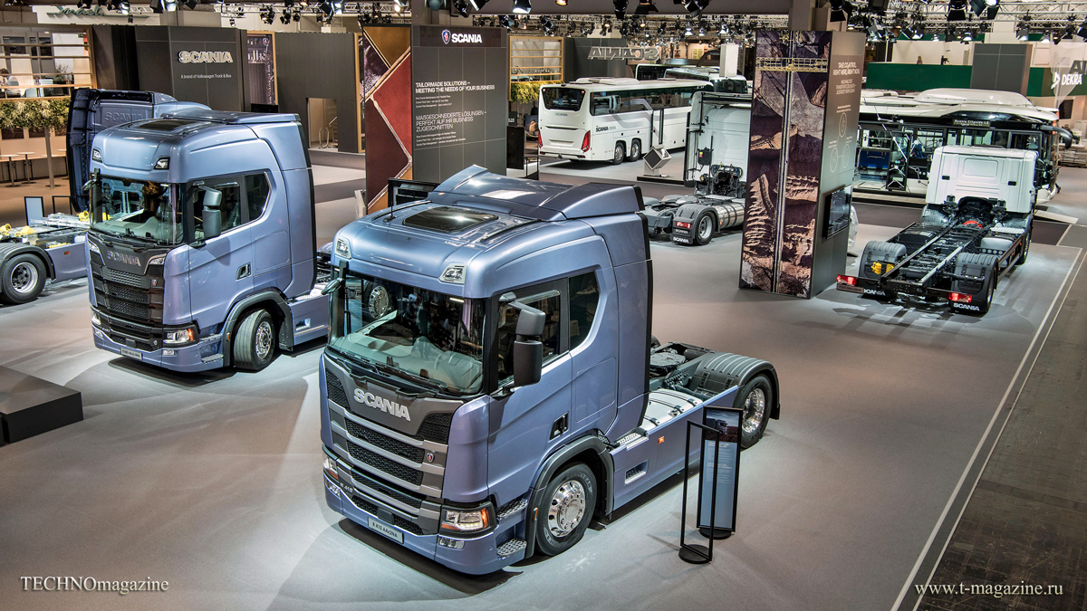 Scania на Ганноверской выставке грузовиков IAA 2016