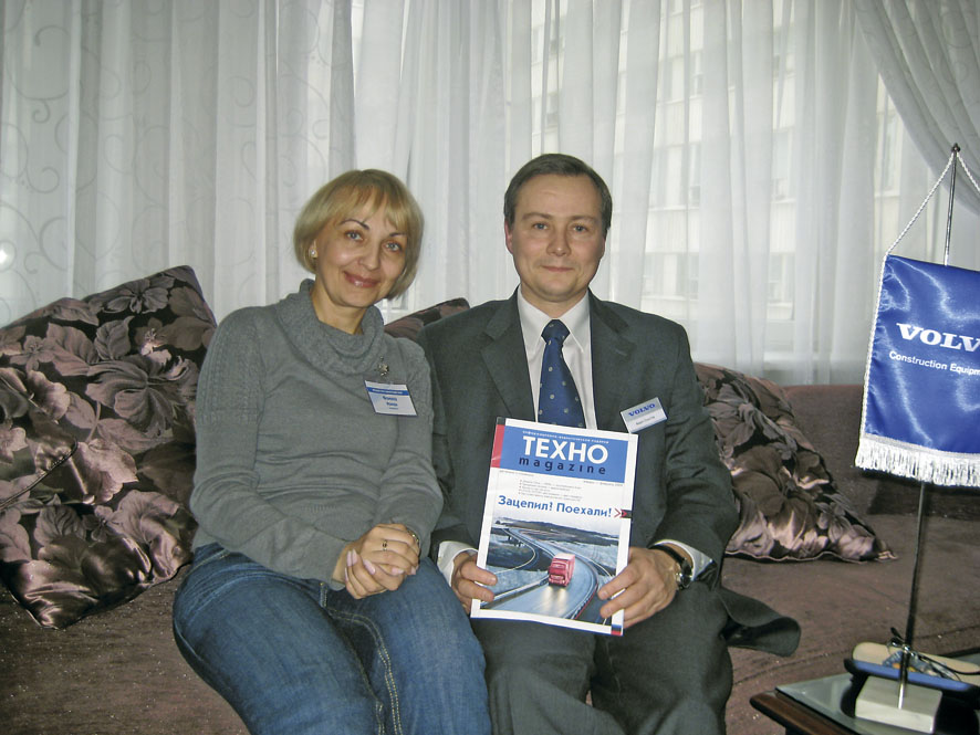 Фото Карла Слотте с главным редактором ТЕХНОmagazine Ираидой Фоминой