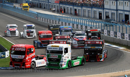Кольцевые автогонки на грузовиках Truck Battle Russia 2012