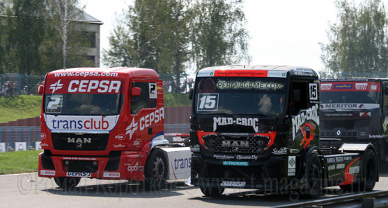 Кольцевые автогонки на грузовиках Truck Battle Russia 2012