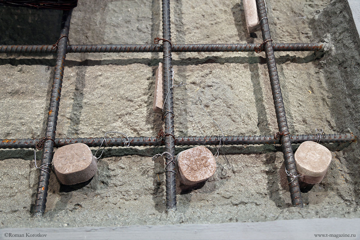 Фото с выставки World of Concrete 2019: блоки с цинковым сердечником для сохранения арматуры